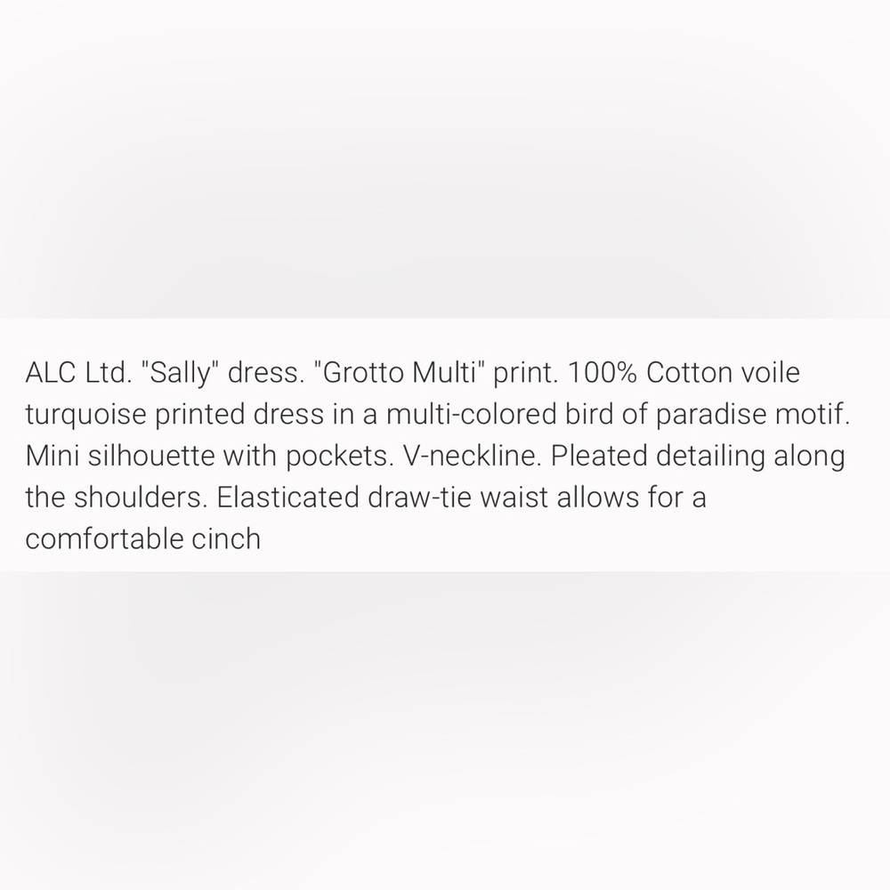 A.L.C. Sally Dress - Picture 6 of 6